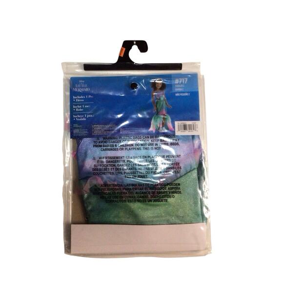 Girls Toddler The Little Mermaid Ariel Halloween Costume Dress (Size 2) New - Picture 2 of 3